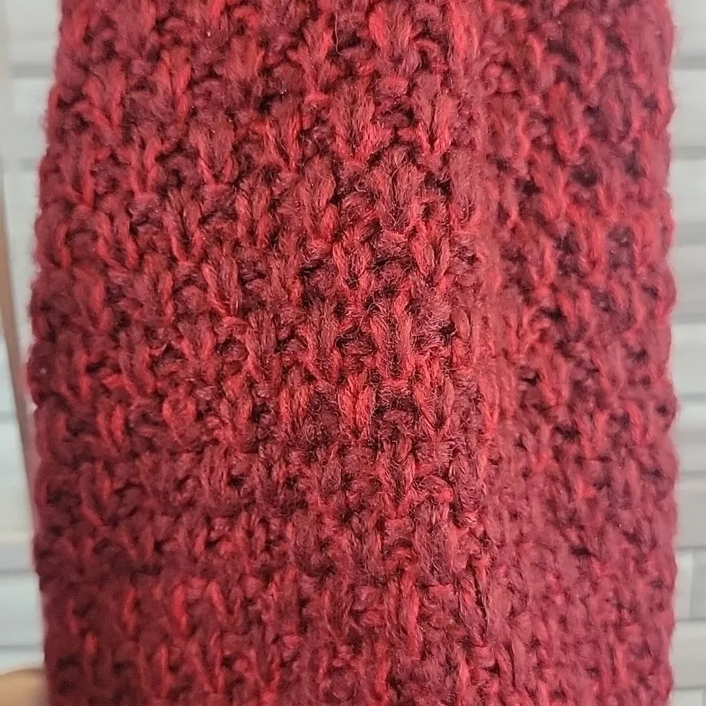 Unbranded acrylic knit infinity scarf One Size